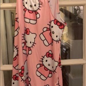Hello kitty pajama dress medium